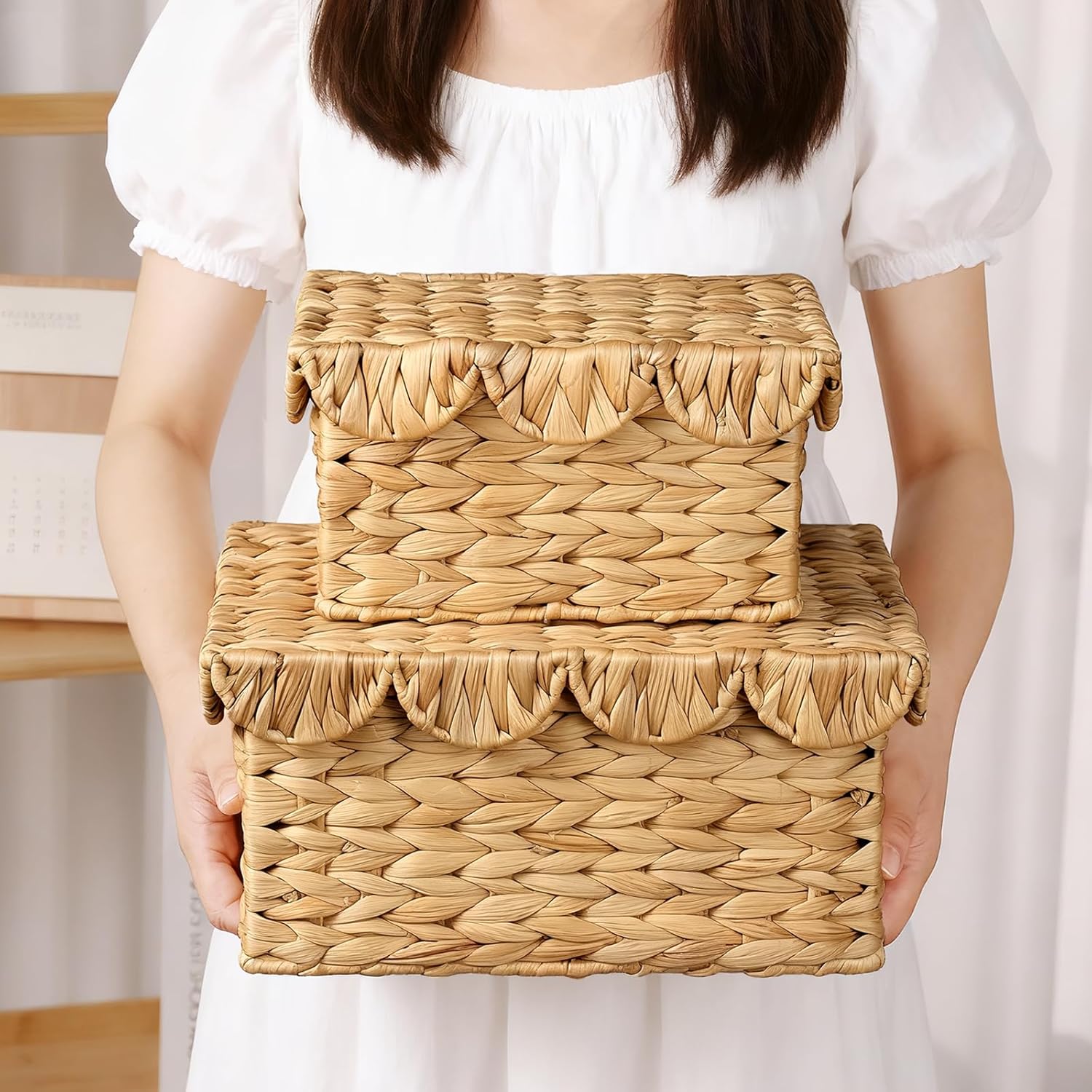 2 Pack Wicker Baskets: The Best Way to Organize Your Bedroom