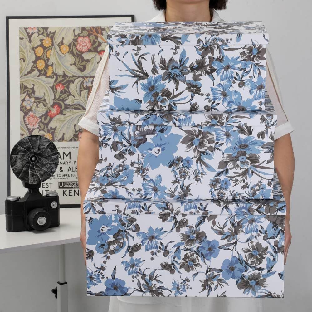 1 Pack Decorative Box 13x9x6 Inch Decorative Storage Boxes with Lids for Home Decor Memory Box for Keepsakes Keepsake Box Large Gift Boxes with Lid