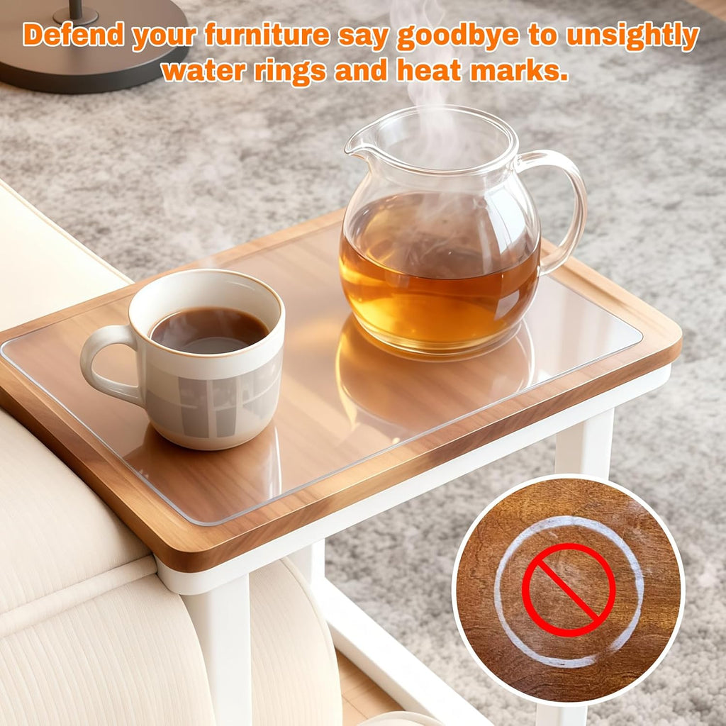 2MM Thick Clear Non-Slip Grip Mat - Washable & Cut-to-Fit, Multi-Use Anti-Slip Pad for Furniture, Pet Bowls, Folding Walker, Desks, and Crafts，Couch Arm Table，Guitar Non Slip Pad