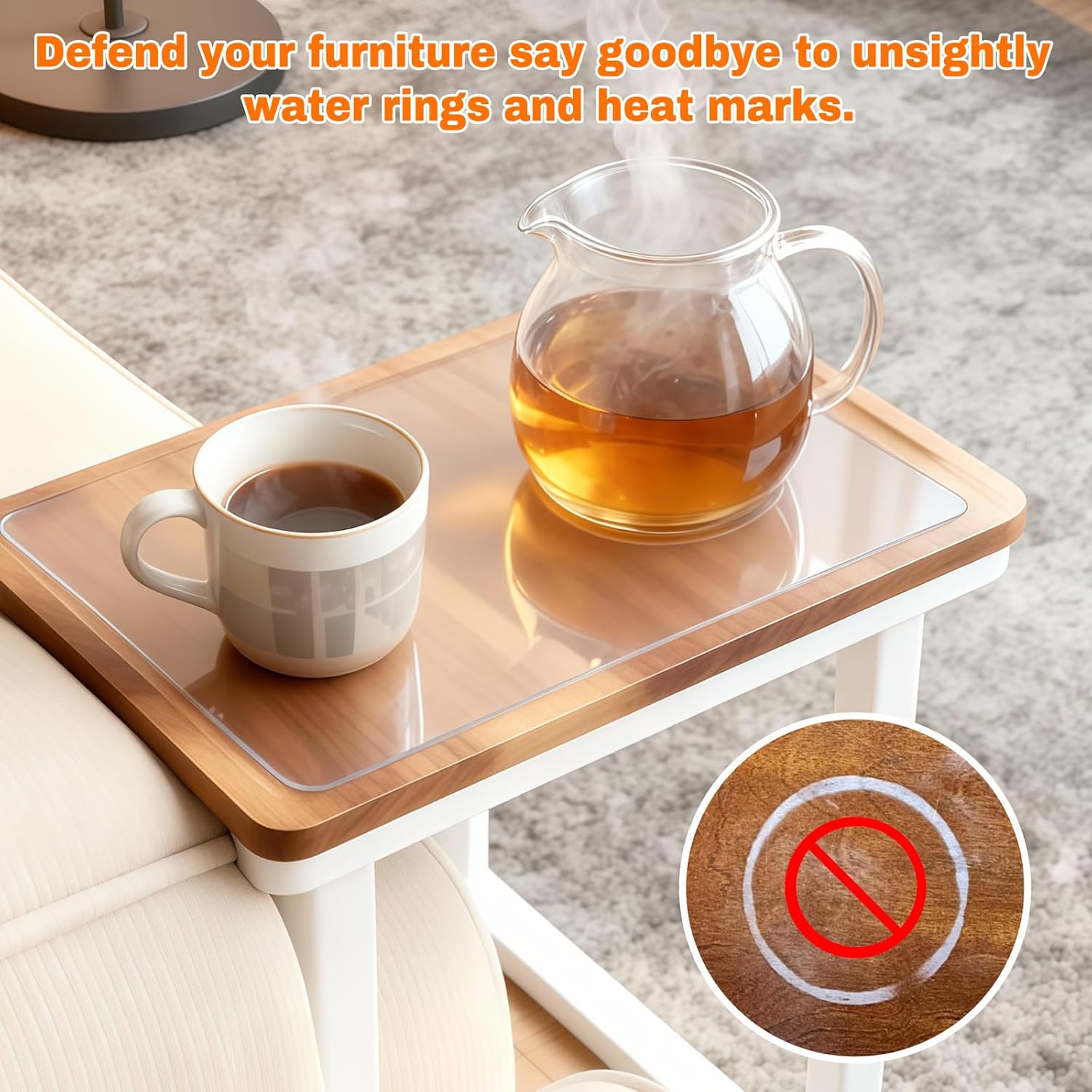 2MM Thick Clear Non-Slip Grip Mat - Washable & Cut-to-Fit, Multi-Use Anti-Slip Pad for Furniture, Pet Bowls, Folding Walker, Desks, and Crafts，Couch Arm Table，Guitar Non Slip Pad